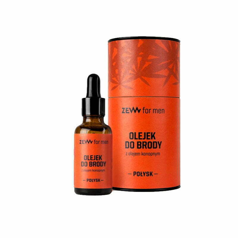Zew - Olejek do brody z olejem konopnym POŁYSK 30ml