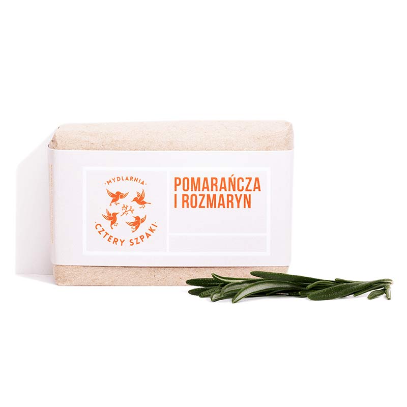 Cztery Szpaki - Mydło Pomarańcza i Rozmaryn 110g