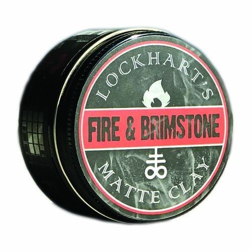 Lockhart's Fire & Brimstone Matte Clay - Glinka do włosów 105g