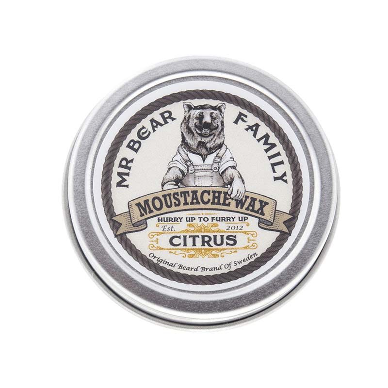 Mr Bear Family Citrus - Wosk do wąsów 30ml