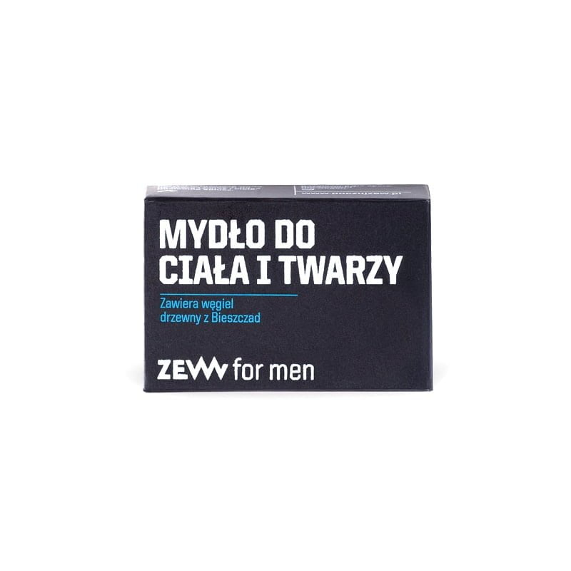 Zew - Mydło do ciała i twarzy z węglem drzewnym 85ml