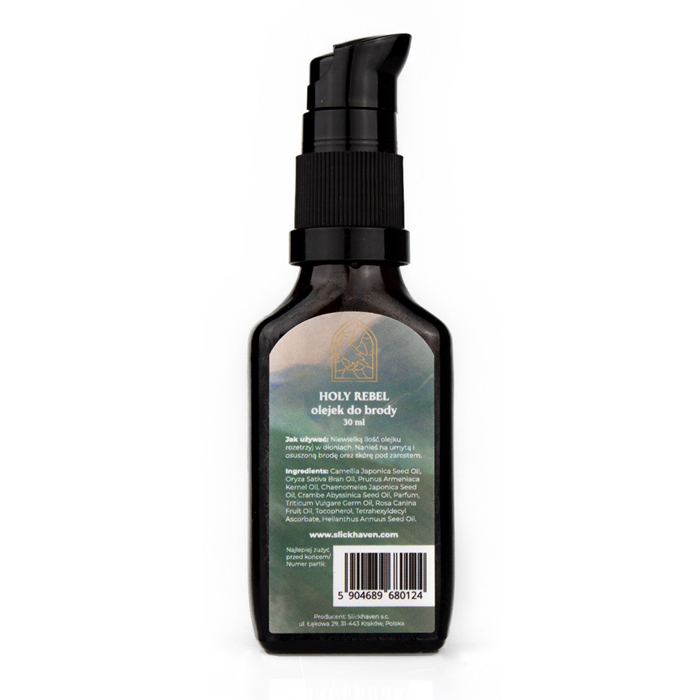 Slickhaven x Kanclerski Holy Rebel - Olejek do brody 10ml / 30ml