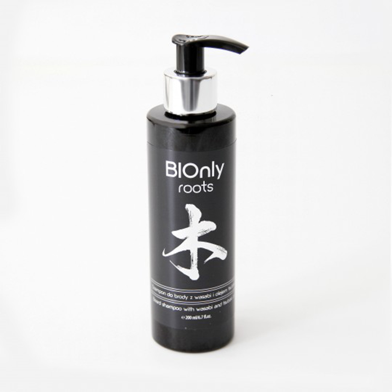 BIOnly roots - Szampon do brody z wasabi i olejem tsubaki 200ml