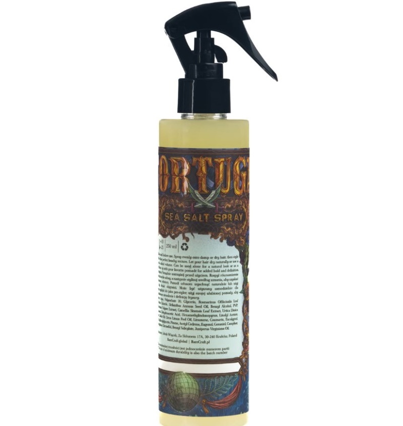 RareCraft Tortuga Sea Salt Spray - Sól Morska Do Włosów 250ml