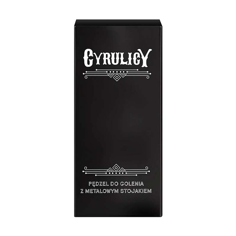 Cyrulicy Pędzel Do Golenia z Metalowym Stojakiem